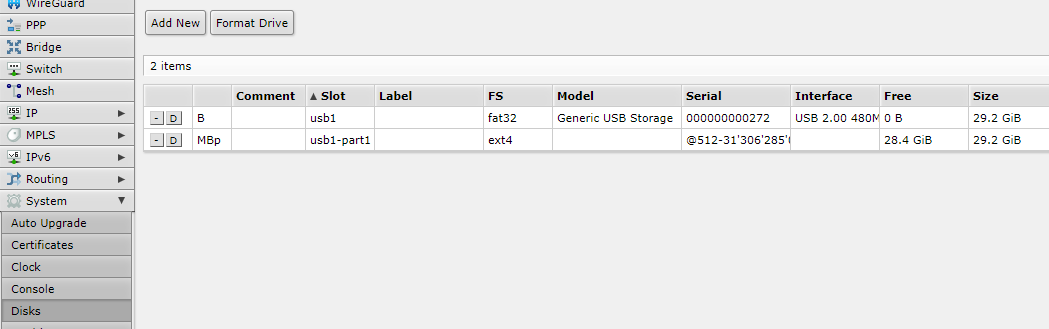 Running Unimus Core in a container on MikroTik RouterOS