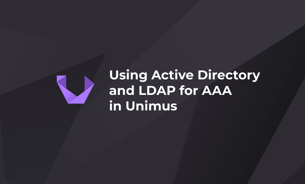 Using Active Directory and LDAP for AAA in Unimus