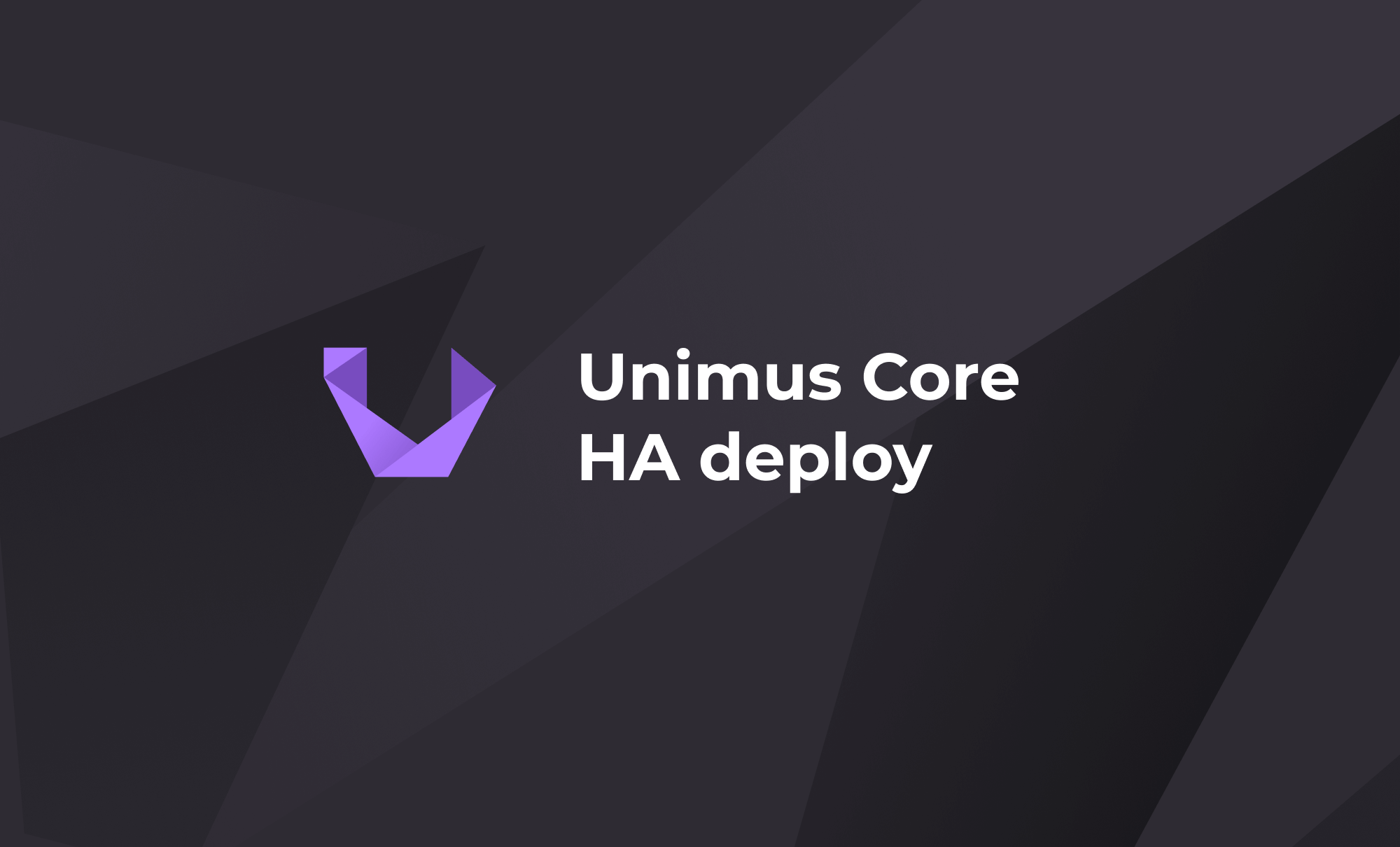 Unimus Core HA deplo