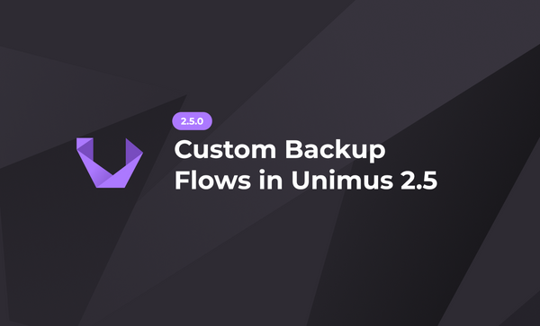 Custom Backup Flows in Unimus 2.5
